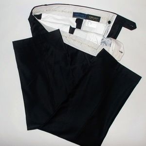 Angelico super 120s black dress casual pants 34R